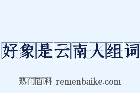好象是云南人组词是什么意思的图片